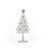 Karácsonyi dekoráció Fenyőfa dekoráció arany csillaggal