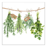 Szalvéta Fresh Herbs papírszalvéta 33x33 cm 20 db-os