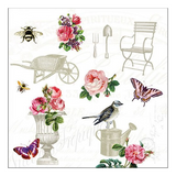 Szalvéta Garden Spirit papírszalvéta 33x33 cm 20 db-os