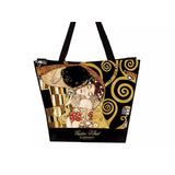 Bevásárlótáska Gustav Klimt válltáska kétoldalas A Csók és Életfa