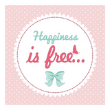 Szalvéta Happines is Free papírszalvéta