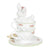 Húsvéti Dekoráció Fehér nyuszi teáscsészében húsvéti dekoráció figura