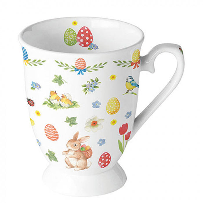 Bögre, csésze Húsvéti nyuszis porcelán bögre Easter Collage