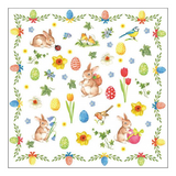 Szalvéta Húsvéti papírszalvéta 33x33 cm Easter Collage