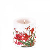 Gyertya Karácsonyi átvilágítós viasz gyertya Christmas Bouquet kicsi