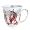 Bögre, csésze Karácsonyi csacsis porcelánbögre Keeping Warm 400ml