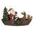 Karácsonyi dekoráció Mikulás csónakban karácsonyi dekorációs figura