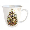 Bögre, csésze Karácsonyi feldíszített karácsonyfa porcelánbögre X-mas Tree 400ml