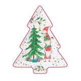 Tálca Karácsonyi manó fenyőfa alakú tálca Ready for Christmas