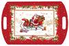 Tálca Karácsonyi műanyag kínáló tálca 52x35 cm Christmas Memories