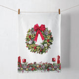 Konyharuha Karácsonyi pamut konyharuha Bow On Wreath