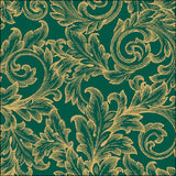 Szalvéta Karácsonyi papírszalvéta 33x33 cm Baroque Gold Green