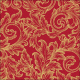 Szalvéta Karácsonyi papírszalvéta 33x33 cm Baroque Gold Red