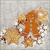 Szalvéta Karácsonyi papírszalvéta 33x33 cm Christmas Baking