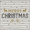 Szalvéta Karácsonyi papírszalvéta 33x33 cm Classy Christmas Grey