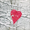 Szalvéta Karácsonyi papírszalvéta 33x33 cm Heart In Tree