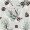 Szalvéta Karácsonyi papírszalvéta 33x33 cm Pine Cone All Over