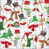 Szalvéta Karácsonyi papírszalvéta 33x33 cm Snowman Party