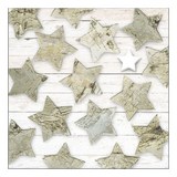 Szalvéta Karácsonyi papírszalvéta Birch Stars