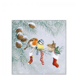 Szalvéta Karácsonyi papírszalvéta Christmas Socks