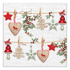 Szalvéta Karácsonyi papírszalvéta Rustical Christmas