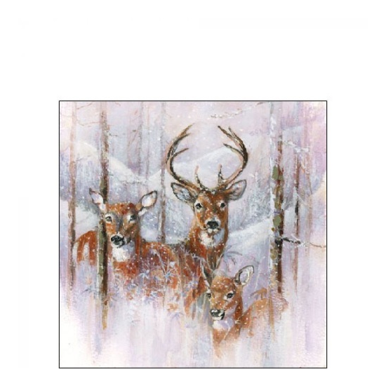 Szalvéta Karácsonyi papírszalvéta Wilderness Stag
