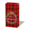 Papírzsebkendő Karácsonyi papírzsebkendő Christmas Plaid Red