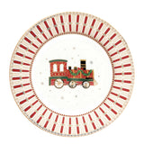 Tányér, étkészlet Karácsonyi porcelán desszertes tányér Polar Express