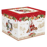 Tálka Karácsonyi porcelán tálka szett 4 db-os 11 cm díszdobozban Christmas Memories