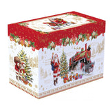 Kínáló tál Karácsonyi porcelán vonat alakú kínáló tálka szett, 2 részes, 25,5x8x12,5 cm, díszdobozban - Christmas Memories