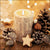 Szalvéta Karácsonyi papírszalvéta 33x33 cm Candlelight