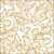 Szalvéta Karácsonyi papírszalvéta 33x33 cm Baroque Gold White