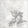 Szalvéta Karácsonyi papírszalvéta 33x33 cm Classic Angels Silver