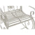 Kerti bútor Antikolt fehér vintage kerti hintaszék