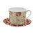Bögre, csésze Porcelán nagy reggeliző teás csésze aljjal Coffee Mania Kimono