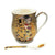 Pohár Klimt porcelán öblös bögre kanállal 350 ml A Csók