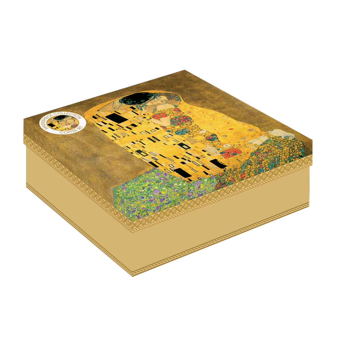 Bögre, csésze Klimt Porcelán eszpresszó csésze 2 személyes A csók
