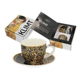 Pohár Klimt porcelán eszpresszó kávés csésze 80 ml Életfa
