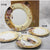 Tányér, étkészlet Klimt porcelán 6 személyes desszertes tányér készlet A Csók