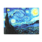 Vágódeszka Konyhai üveg vágólap munkalap Van Gogh