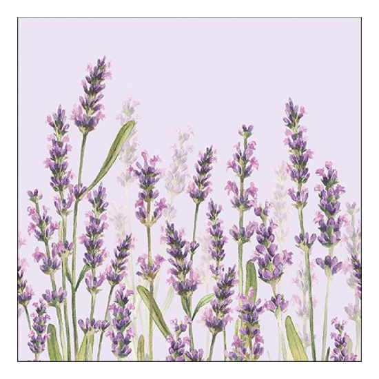 Szalvéta Lavender Shade lila papírszalvéta 33x33 cm 20 db-os
