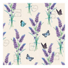 Szalvéta Levendulás papírszalvéta Lavender With Love Cream 33x33