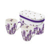 Bögre Levendulás porcelán 2 db-s bögre szett Bees & Lavender