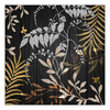 Szalvéta Luxury Leaves Black papírszalvéta 33x33 cm 20 db-os
