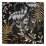 Szalvéta Luxury Leaves Black papírszalvéta 33x33 cm 20 db-os