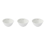 Tálka Mediterrán porcelán 3 db-s tálka szett 10 cm Home & Kitchen