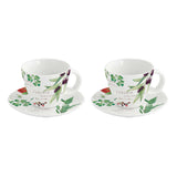 Bögre, csésze Mediterrán porcelán eszpresszó kávés csésze szett Home & Kitchen