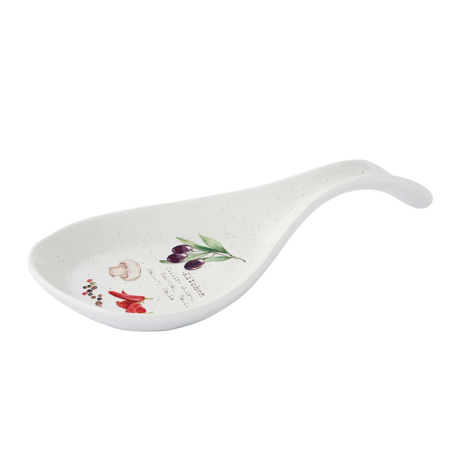 Fakanáltartó Mediterrán porcelán fakanáltartó díszdobozban Home & Kitchen