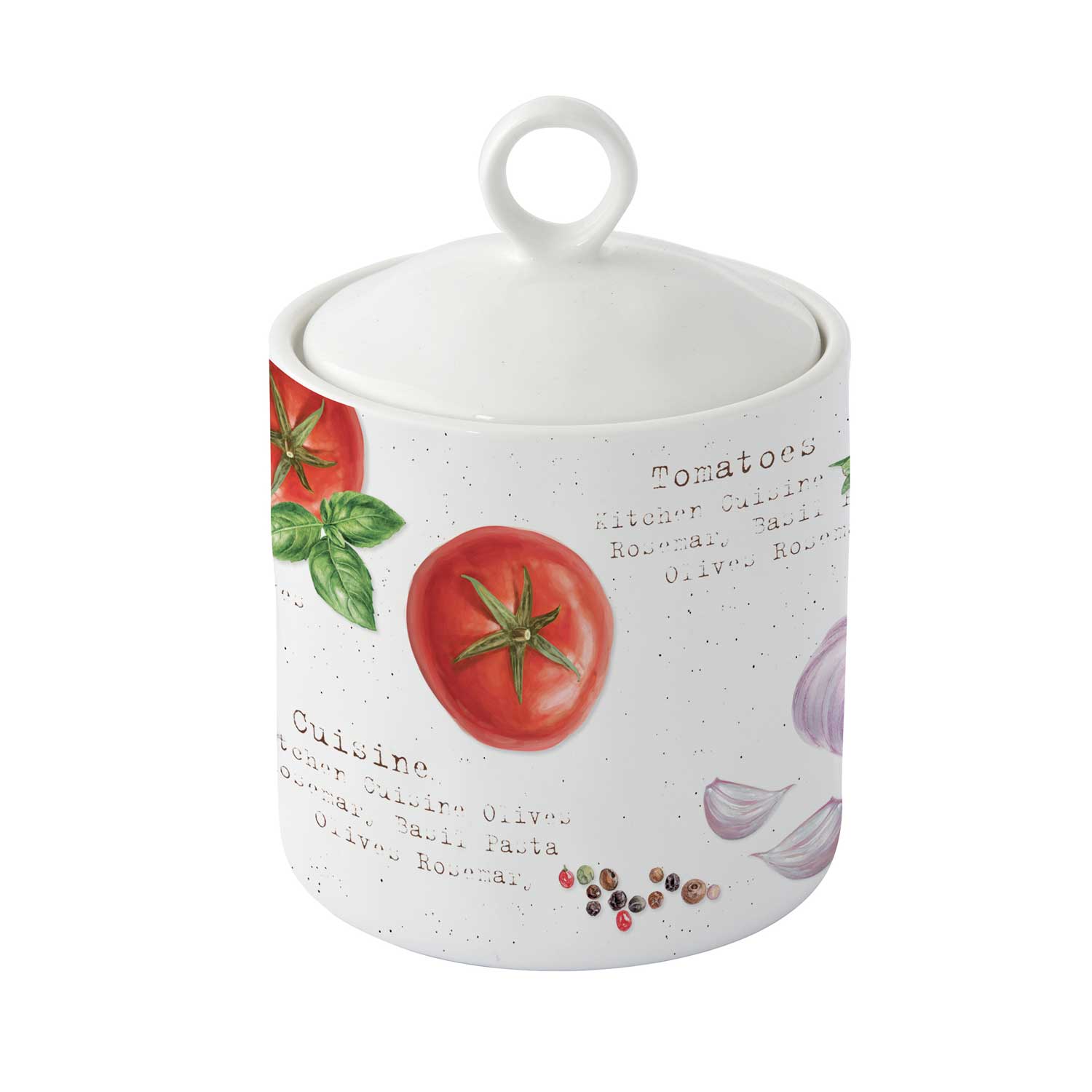 Fűszertartó Mediterrán porcelán fűszertartó Home & Kitchen 10,5x15,5 cm