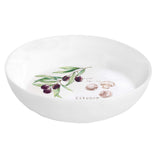 Tányér, étkészlet Mediterrán porcelán mélytányér Home & Kitchen